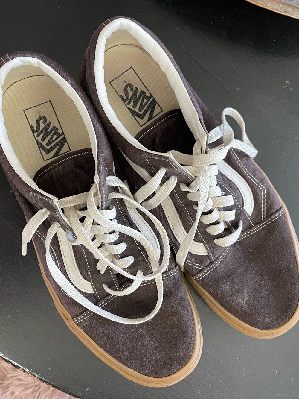 Vans Old Skool Low-Top Suede Sneakers in Dark Brown NICE Men’s 11!!
